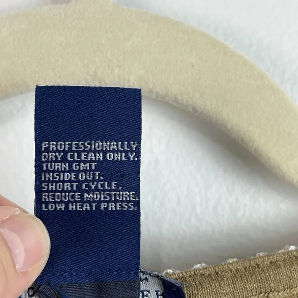 Doncaster Collection Linen Blend Cardigan Sweater Womens S Zip Metallic Trim - Picture 8 of 12